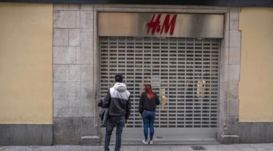 H＆M表示仍有五分之一的商店因当前局势而关闭