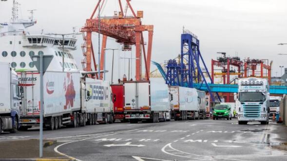 2021年第一季度都柏林港口吞吐量下降15％