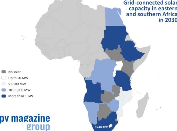 太阳能和风能可为22个非洲国家提供2040年一半的电力