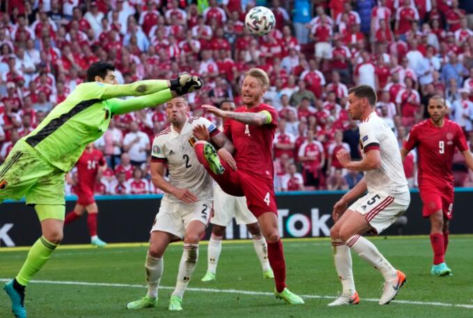2020欧洲杯:在埃里克森纪念的比赛中 比利时2:1击败丹麦