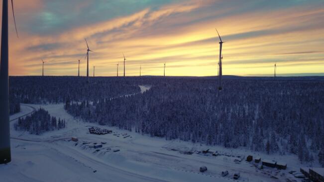 绿色可再生能源公司在瑞典购买了第一个风电场