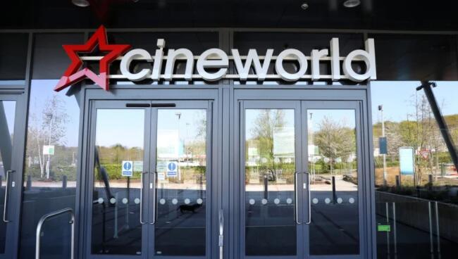 与当前局势前相比 Cineworld在英国和爱尔兰的收入增长了27%